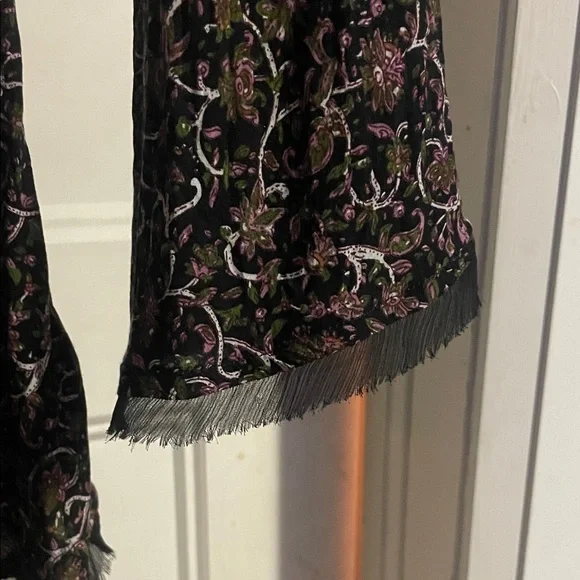 ecate Black and Brown Patterned Long Sleeve Dress - Picture 2 of 9